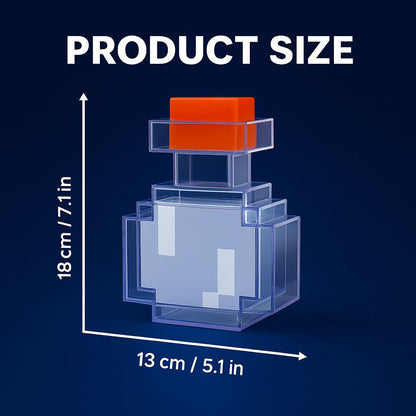 VoxelGlow™ Pixel Bottle Lamp